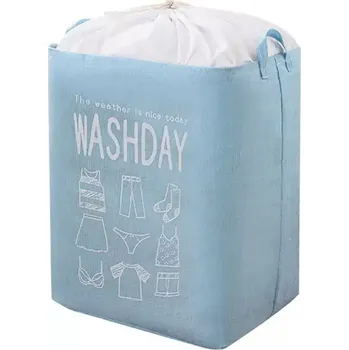 Koš na prádlo Skládací koš na prádlo, 70 l, modrý