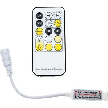 Příslušenství pro LED osvětlení Mini CCT LED ovladač s RF dálkovým ovládáním