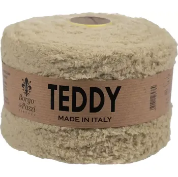 Příze Borgo de Pazzi Teddy 7 Písková (Špagátová žinylková příze Teddy písková)