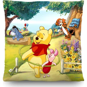 Dekorativní polštářek Dětský polštářek DISNEY MEDVÍDEK PÚ 40x40 cm