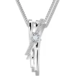 Překrásný stříbrný náhrdelník M41098 (řetízek, přívěsek) Modesi