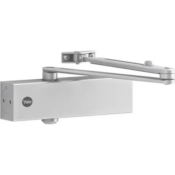 Zavírač dveří Yale DC5500 EN 2/3/4/5, s řemínkem, stříbrný