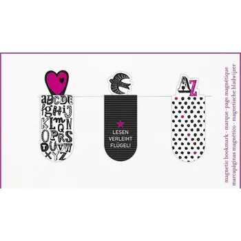 Obraz Magnetické záložky. Písmenka