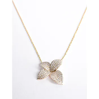 Náhrdelník DÁMSKÝ ŘETÍZEK S PŘÍVĚSKEM KVĚT PECA del SOL