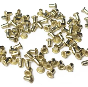 Zděře na drátkování rámků mosazné 2,5x4,5 mm 500 ks