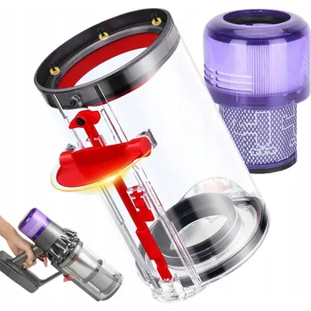 NÁDOBA, ZÁSOBNÍK NA PRACH PRO DYSON V11 V15 Náhradní díly k filtrům