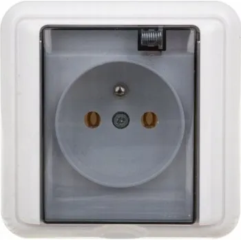 Elektrická zásuvka KOS Elektrická Zásuvka zásuvka bílá