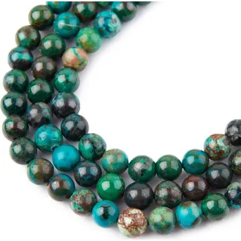 Korálek Korálky z minerálu Chryzokol 6 mm