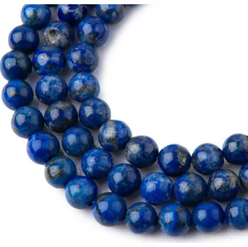 Dětské navlékací korálky Korálky z minerálu Lapis Lazuli AA 8 mm