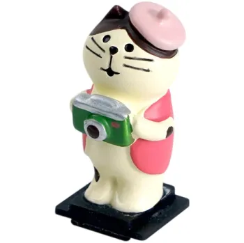 Selfie tyč Krytka blesku pro fotoaparát 1,56 x 3,72 x 1,61 cm Stojící kočka s foťáčkem pro Sony Nikon Canon Fuji Fujifilm Pentax Leica Olympus