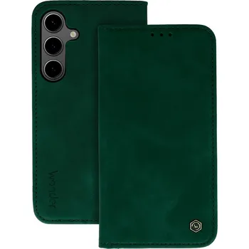 Pouzdro na mobilní telefon Knížkové pouzdro Wonder Smart pro Samsung Galaxy S26 Plus zelené