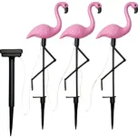 Solární zahradní lampy flamingo, sada 3 ks