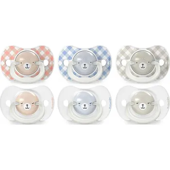 SUAVINEX | Šidítko DEN&NOC fyziologické silikon WILD @ FREE 0-6 m - 2 ks