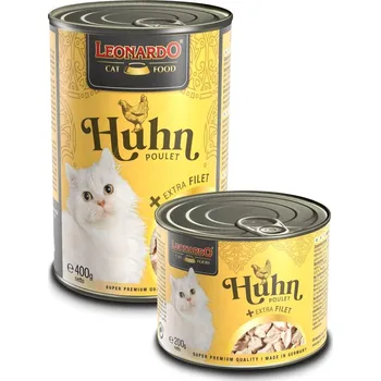 Krmivo pro kočku Leonardo Kuře + extra Filet balení 200 g