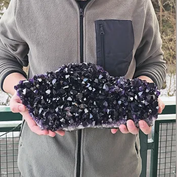 Přírodní kámen Ametyst z Uruguaye 380x170mm