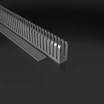 kabelová chránička Kabelová lišta hřebenová Canalplast E154 40x80 mm světle šedá