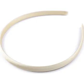 Náramek Saténová čelenka do vlasů, malé, 20 krémová