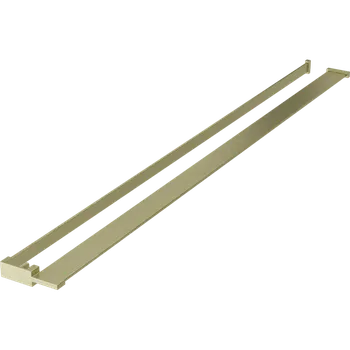 Držák na ručník Mexen příslušenství, polička/držák na ručníky pro sprchovou zástěnu (max 140cm), zlatá matná, 800-02-55