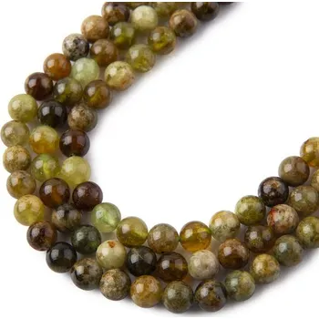 Korálek Korálky z minerálu Zelený granát 4 mm