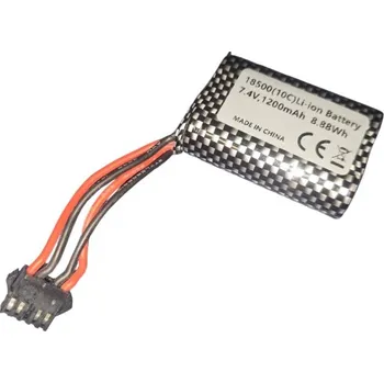 Baterie pro airsoftovou zbraň Akumulátor Li-ion 7,4V 1200 mAh 5 SM konektor