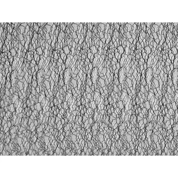 Tyl pavučinka jemná METRÁŽ - černá