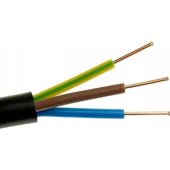 elektrický kabel NKT kabel YKYżo 0,6/1 kV 3x1,5 černý 112271060D0500 1 metr