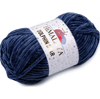 Příze Pletací žinylková příze s lurexovým vláknem Dolphin Star 100 g