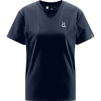 Dámské tričko Dámské bavlněné triko Haglöfs Camp - tmavě modrá Velikost: M