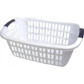 Koš na prádlo Koš na prádlo s plastovými úchyty 55x37x23 cm