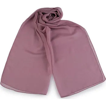 Letní šátek / šála, lehký 45x155 cm, velké, 21 starorůžová