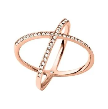 Prsten Michael Kors Prstýnek MKJ4137791506 Růžové zlato 14