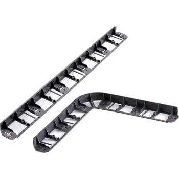 Zahradní obrubník Černý plastový zahradní obrubník - 800 x 8,4 cm, 5,7 cm