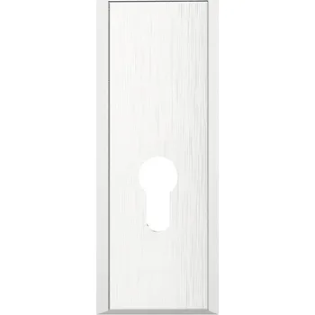 Dveřní kování Vnější klika Metal-Bud Čtvercová rozeta, Rozeta pro vložku