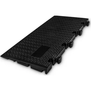 Nakládací rampa pro vozidlo Černá plastová nájezdová rampa DEFENDER MIDI 5 2D R - 100 x 43 x 5,4 cm