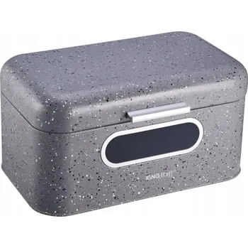 chlebník Jednodílný chlebník Kinghoff šedý ocel