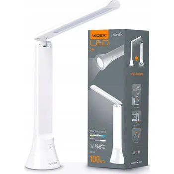 Lampička Stolní lampička Videx Berlin bílá, výkon až 5 W