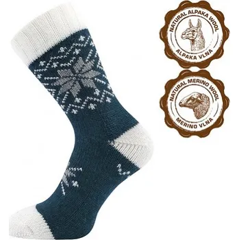 Dámské ponožky VoXX Boma Lonka Litex+VoXX ALTA termo ponožky s merino vlnou a srstí lamy alpaka, VoXX ALTA termo ponožky s merino vlnou a srstí lamy alpaka, VoXX, 118773 Vzor G 43-46 (29-31)