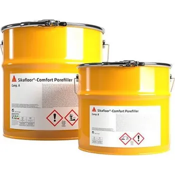 Stavebniny Sika Sikafloor® Comfort Porefiller · PU zátěr a vyrovnávací směs