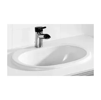 umyvadlo Dino 1337.1 do nábytku zápust. s otvorem, 55 cm bílé