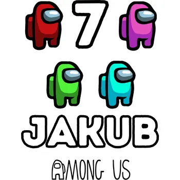 Jedlá dekorace na dort Personal Jedlé personalizované obrázky - Among Us Velikost jedlý papír: Oplatka 0,6 mm
