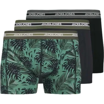 Pánská móda Velké pánské spodní prádlo trenýrky 3ks Jack & Jones 12285545 mix barev (6XL)