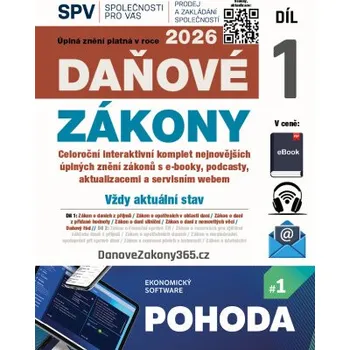 Kniha Daňové zákony 2026 XXL ProFi (Díl 1.) - Redakční