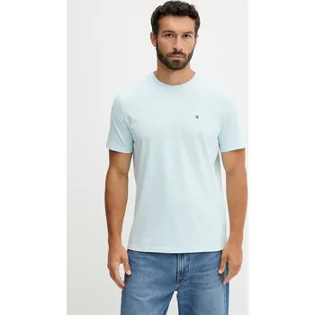 Pánské tričko Bavlněné tričko Calvin Klein Jeans LV04RD254G modrá 05X, vel. S