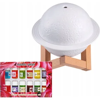 Zvlhčovač vzduchu Zvlhčovač vzduchu planeta difuzér noční lampa LED + 12 vůní SP-1415