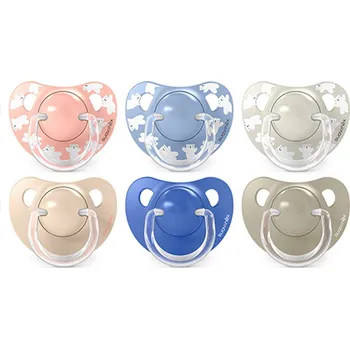 SUAVINEX | Dudlík anatomický silikon 6/18 m 2 ks WILD & FREE