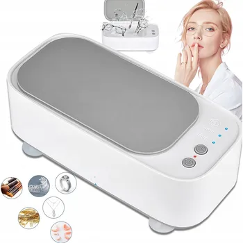 Ultrazvuková čistička Ultrazvuková čistička na zubní protézy, šperky, sterilizátor kosmetických nástrojů 450 ml