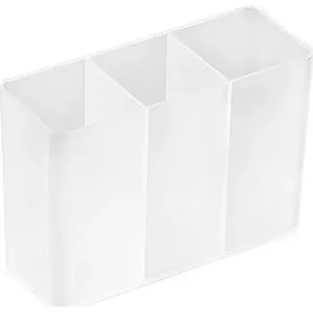 Organizér na kosmetiku Samolepicí koupelnový organizér na kosmetiku se třemi přihrádkami