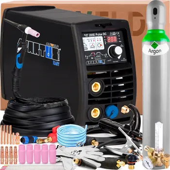 Svářečka Svářečka SPARTUS EASYTIG 205E PULSE TIG DC 230V 200A MMA 2T/4T pro ocel