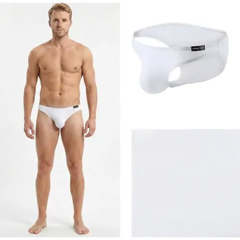 Slipy Nylonové minislipy Manview bílé Velikost: S Anatomic; Hladké