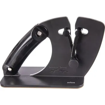 ORION Plastový ostřič nožů V s rukojetí 2v1